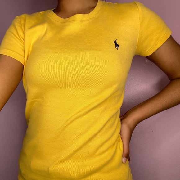 Polo Ralph Lauren Tops - Yellow Short Sleeve Polo